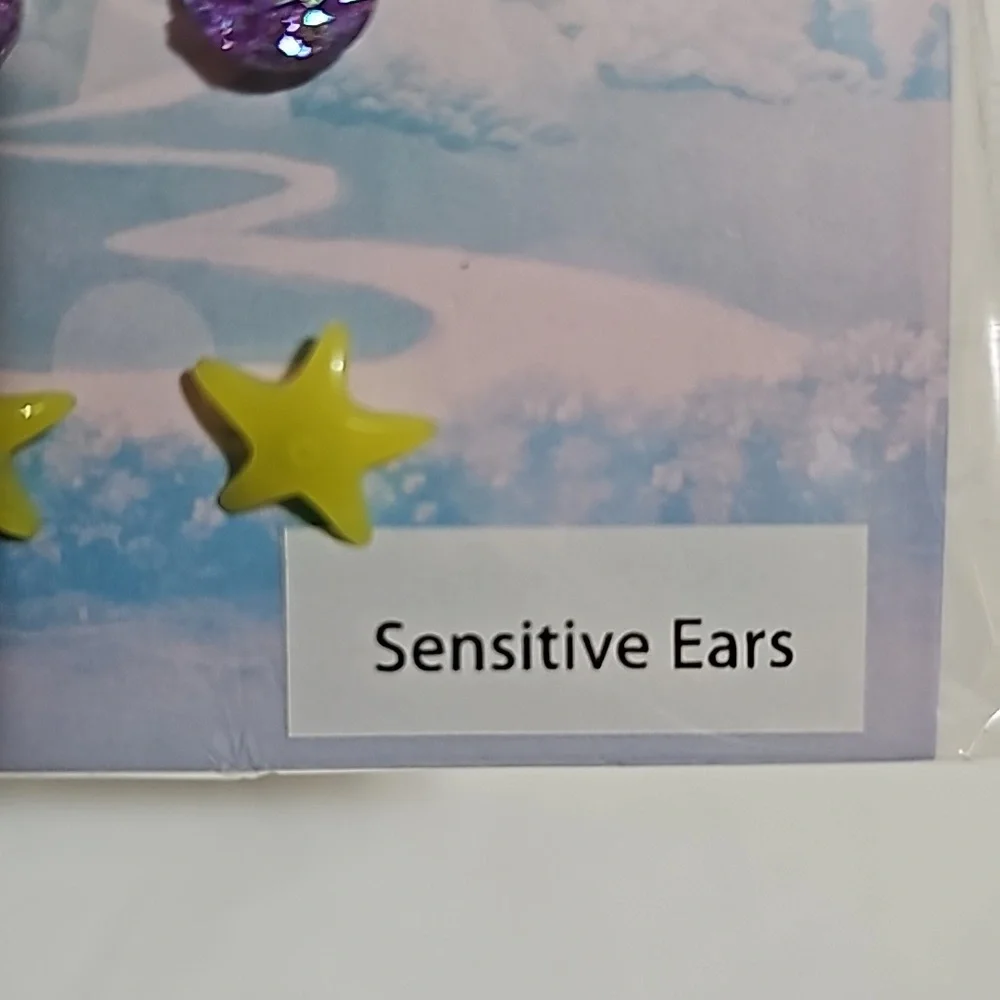 Disney Princess 16 Pairs Stud Set Sensitive Ears New